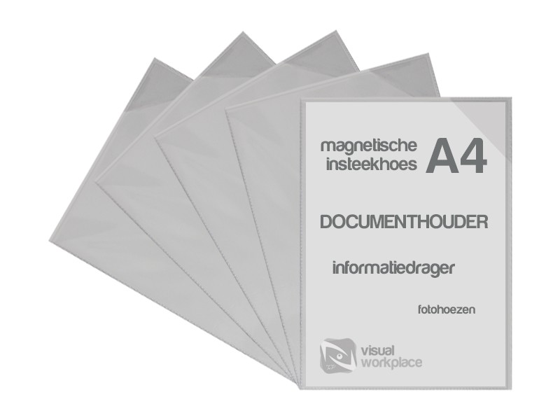 Haan Klacht Conjugeren Magnetische insteekhoezen A4 - Visual Workplace B.V.