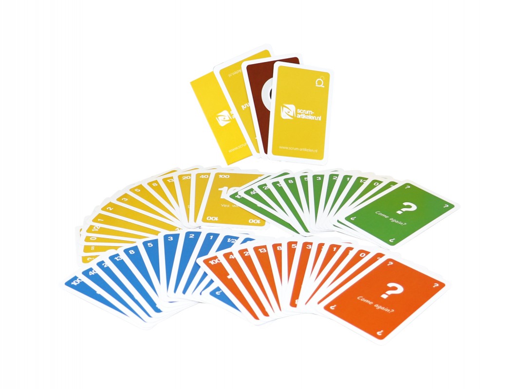 Scrum Planning Poker kaarten (Nederlands) Visual Workplace B.V.